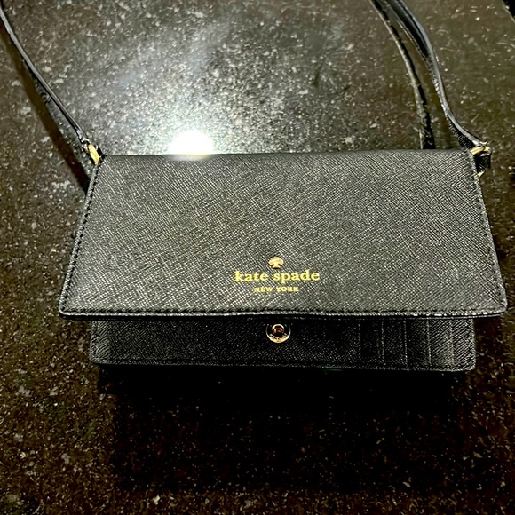 kate spade Bags Kate Spade Black Crossbody Wallet Poshmark